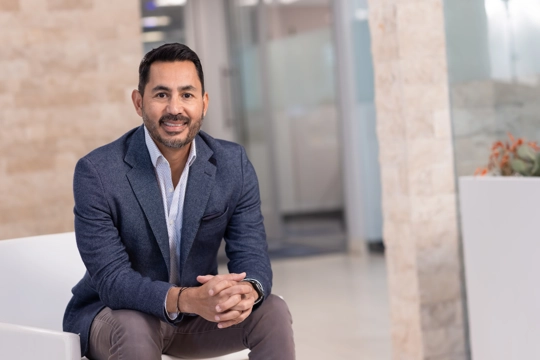 portrait of a smiling person in business attire